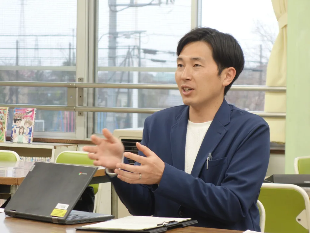 小田原市立富水小学校 ICT 担当 中田 稔真先生